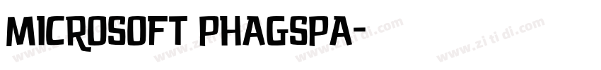 Microsoft PhagsPa字体转换